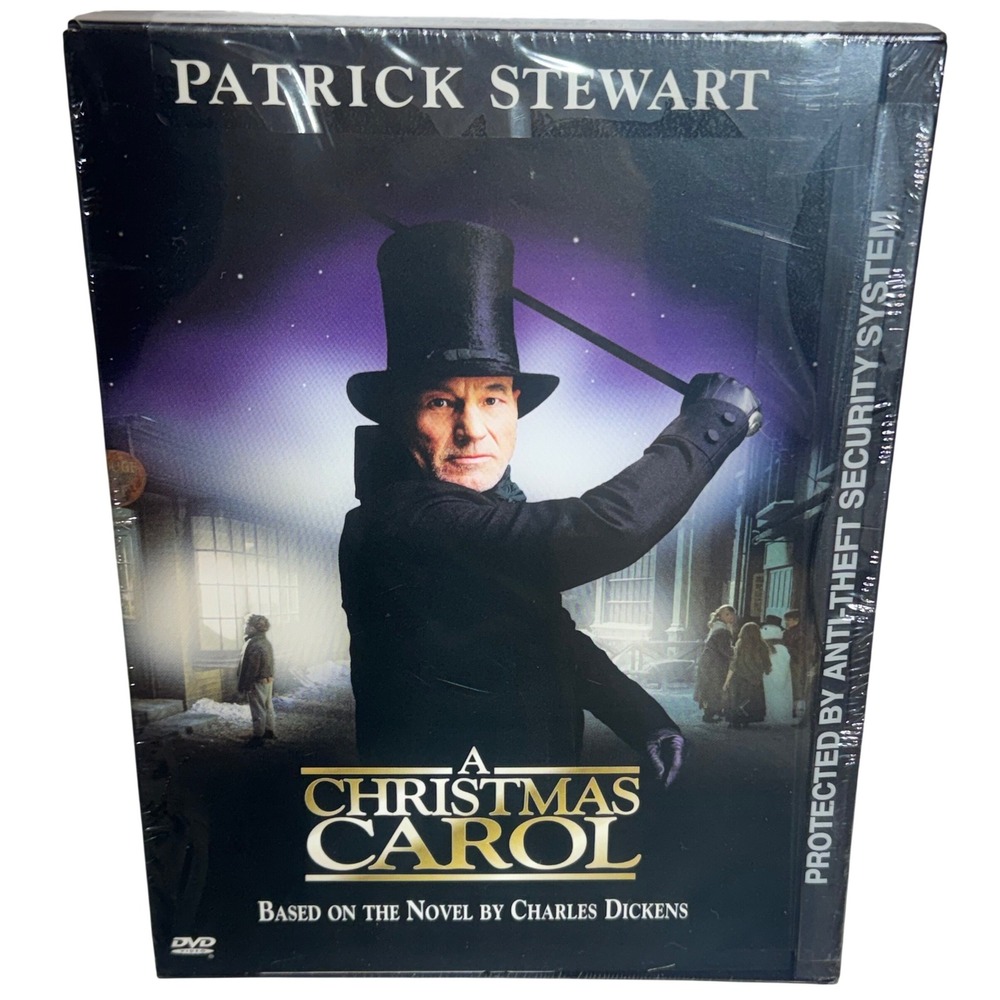 A Christmas Carol Patrick Stewart DVD 1999 TNT Warner Factory Sealed